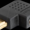 65076 Adapter HDMI male to HDMI female 90° right