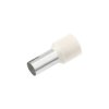 Cimco 187107 Ferrule White 0.5 mm² Partially insulated Pack of 100