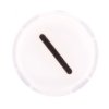 Soczewka przycisku 22mm płaska biała z symbolem START I M22-XDL-W-X1 218296