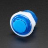 Adafruit Mini LED Arcade Button - 24mm Translucent Blue