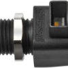 Quick pressure clamp, 12.5 mm, orange, 300 V, 16 A, faston plug, nickel-plated, ESD 798 / OR