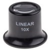 Szkło Powiększające, Typ: Lupa Oczna Biasferyczna, Powiększenie: 10X, Śr.: 25Mm