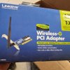 Linksys Wireless-G PCI adapter