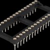 001-2-032-6-B1STF-XT0 Precision IC-Socket, 32 pin, 2,54