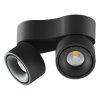 Lampa punktowa, sufitowa EVN AS20260902 AS20260902 czarny
