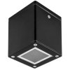 Oprawa sufitowa BLOK-N-K-B 1xgu10 czarna natynkowa hermetyczna ip44 nad prysznic / na zewnątrz