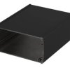 Aluminum enclosure kit, (L x W x H) 169 x 200 x 82 mm, black, IP65, 84686200.HMT1