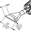 0142ZDLF200 ERSADUR soldering tip, 20 mm, wick-shaped