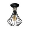 Lampa Sufitowa Jewel Black 1Xe27 Mlp4207 Milagro