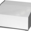 Steel enclosure, (L x W x H) 183 x 192 x 77 mm, gray, 500-0940