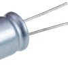Kondensator aluminiowy z elektrolitem stałym 150μF 16V dc Radialny, Otwór przelotowy Nichicon roztaw: 5mm 10 (Dia.) x