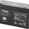 XTR12-6 Akumulator firmy żelowy XTREME 6V 12Ah wymiary: 151x50x98mm; masa: 1.86