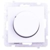 SONATA Ściemniacz przyciskowo-obrotowy /żarowy i halogenowy/ biały ŁP-8R/m/00