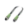 Phoenix Contact 1682171 SAC Cable 4-Pos Plug/Socket M8 3m Black-Gray