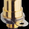 10475 RCA panel jack, front mounting, gold-plated, red