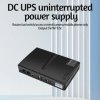 Mini UPS Zasilacz UPS 10400mAh Zapasowa Bateria 5V 9V 12V dla Routera Monitora Kamery Wysokiej Pojemności Przenośny Zasilacz z W