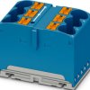 Distribution block, push-in connection, 1.0-10 mm², 57 A, 6 kV, blue, 1082388
