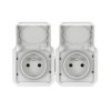 NOWE PLEXO 55 Gniazdo 2x2P+Z poziome mechanizm 16A - 250V AC białe 069642L
