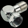 F connector, F connector / F coupling, angled