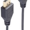Connection cable, 3 m, black, DisplayPort 1.2 plug, straight to DisplayPort 1.2 plug, straight, BS10-49045