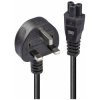 Lindy 30460 1m UK 3 Pin to C5 Mains Cable, lead free