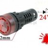 Kontrolka LED; fi 22mm 24V z buzzerem - pulsujące