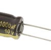 Kondensator 1000μF 10V dc Radialny, Otwór przelotowy Panasonic roztaw: 3.5mm 8 (Dia.) x 20mm