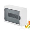 Rozdzielnica natynkowa 12 modułowa 1x12M drzwi transparentne IP40 ECONOMIC BOX RN N+PE 2503-01 ELEKTRO-PLAST NASIELSK
