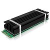 ICY BOX IB-M2HS-70 M.2 SSD cooler black aluminium passive cooling
