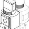 Kombinacja zespołów przygotowania powietrza FESTO MSB6-1/2:C3:J120-WP 8042672