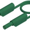 Przewód pomiarowy Hirschmann Test & Measurement MLS SIL WS 100/1, zielony
