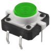 RES1212LG-4P7; Mikroprzycisk Tact Switch 12x12mm, podświetlenie LED zielone