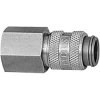 Quick-release coupling, L 38 mm, 35 bar, stainless steel, for hose, 107196