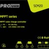 Solarny regulator ładowania ProUser SCM20 MPPT 12 V/DC, 24 V/DC 20 mA