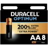 Duracell Optimum MX1500 AA Alkaline Batteries 1.5V - Pack of 8