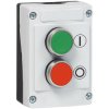 BACO LBX20120 Control Station 2 Buttons IP66 Spring Return/Flush Chrome Ring