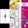 MD4001 Bottle labels, 90 x 120 mm, 20 labels