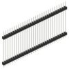 Pin header, 30 pole, pitch 2.54 mm, straight, black, 10056950