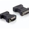 Delock VGA Male to DVI Female Dual-Link Adapter