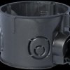 7310130 Flush-fitted device socket, flat, with screws