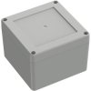 ABS enclosure, (L x W x H) 105 x 105 x 75 mm, light gray (RAL 7035), IP65, BYB-3-90H0183