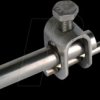 380029 Rod clamp, stainless steel, for lightning rods