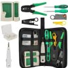 8-in-1 RJ45 Cabling Toolkit - Network Set - Crimping Tools, Tester