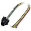Przewód czujnik-siłownik ze złączem Złącze M12 liczba rdzeni 8 długość 500mm Rodzaj A Męskie