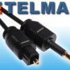 Kabel przewód optyczny TOSLINK JACK 1,5m