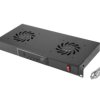 Panel wentylacyjny do szaf 19 1U 2 wentylatory z termostatem LANBERG