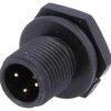 Złącze M12, męskie, PIN:3, gniazdo,250V LTWM12P-03PMMS-SC