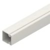 Electrical installation duct, (L x W x H) 2000 x 30 x 18 mm, PVC, gray, HKL2030.1, 1 piece with 2 meters