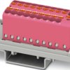 Distribution block, push-in connection, 0.34-4.0 mm², 41 A, 6 kV, dusky pink, 1047464