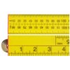 Faithfull FAIRULEFOLD Folding Rule Yellow ABS Plastic 1m / 39in